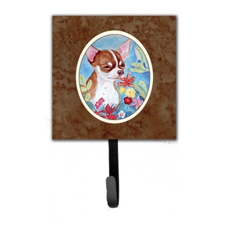 Jensendistributionservices Chihuahua in flowers Leash or Key Holder MI227991